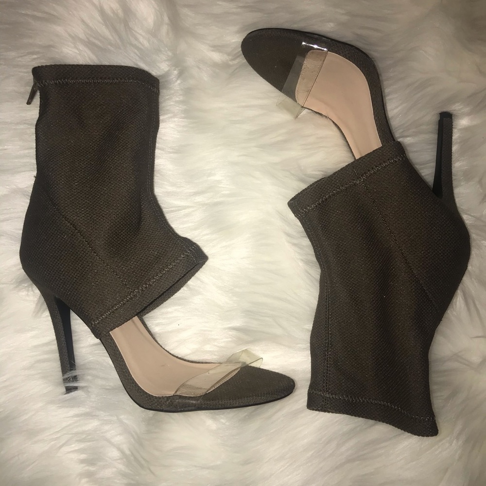 Army green heel